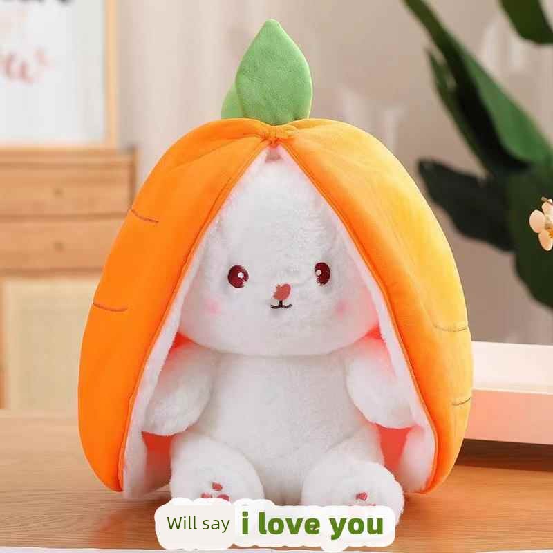 Soothing Transformation Bunny Girl Pillow Stuffed Toy – Plush PP Cotton Rabbit Doll for All Ages - Premium toy from Lizard Vigilante - Just $16.88! Shop now at Lizard Vigilante