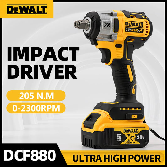 DEWALT DCF880 Compact 20V Cordless Impact Wrench – 2300RPM, 205N.M Brushless Dynamo for Tight Spaces, Home DIY & Pro Repairs - Premium driver from dsers - Just $49.88! Shop now at Lizard Vigilante