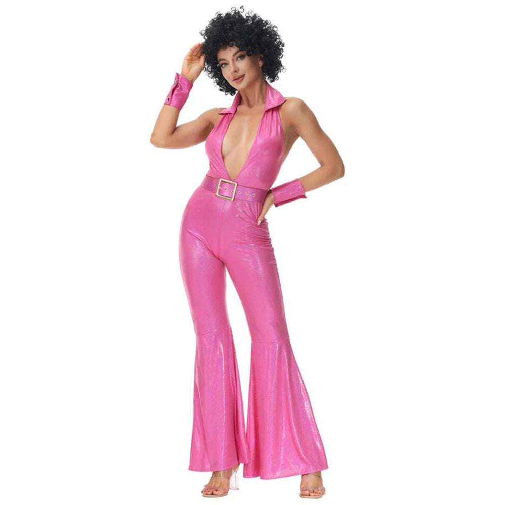 Women's Sexy Rock Disco Hippie Costumes: 70s 80s Party Outfits - Premium Cosplay Costumes from Lizard Vigilante - Just $28.88! Shop now at Lizard Vigilante