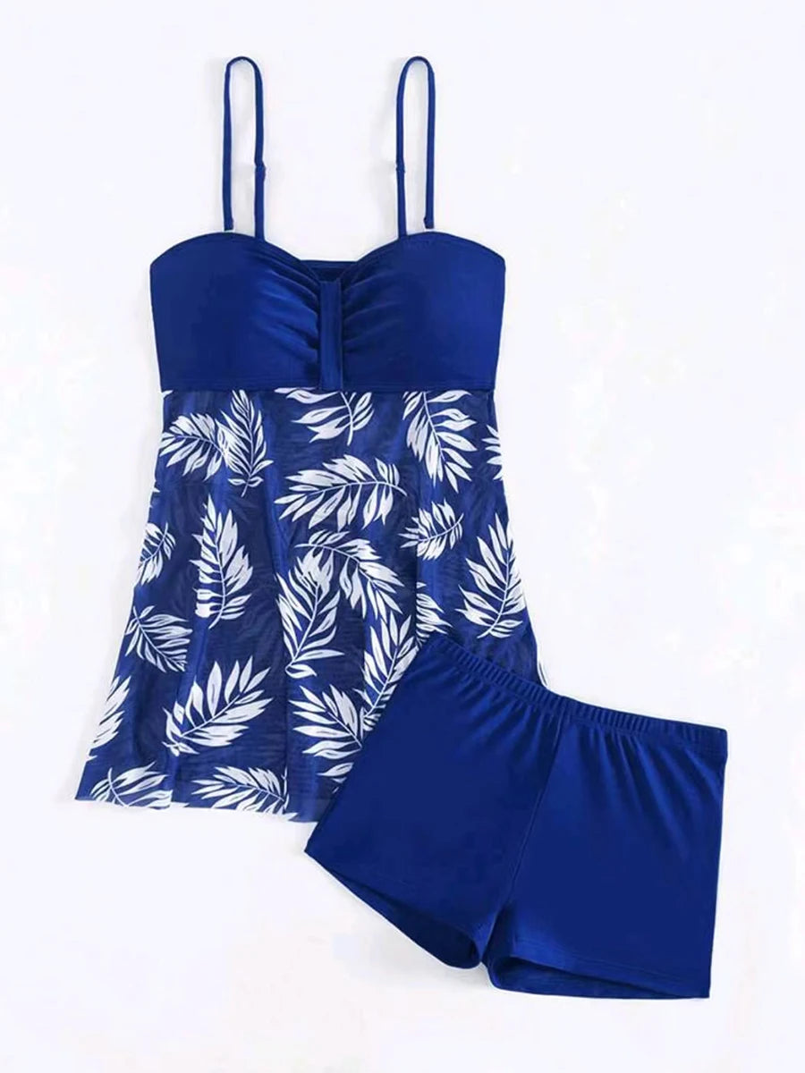 The Tankini That Broke the Beach – 2024 V-Tank Swimsuit Dress Set (With Shorts) for Women | Rockstar Cut, Bikini Rebellion Edition - Premium tankini from dsers - Just $45.99! Shop now at Lizard Vigilante