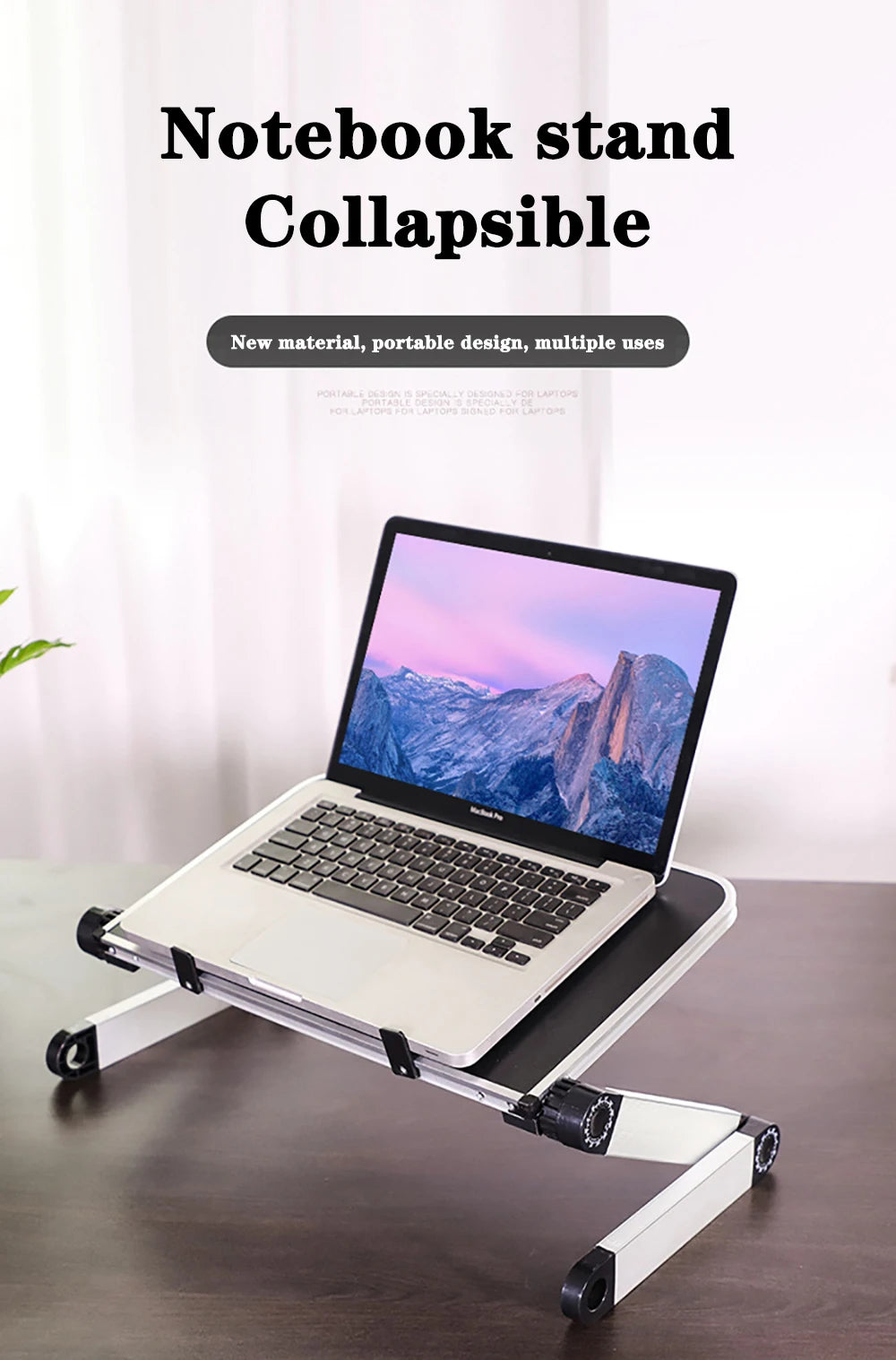 Adjustable Laptop Stand Multifunctional Folding Portable Notebook Computer Table Lapdesk for Sofa TV Bed PC Desk Stand New - Premium  from Lizard Vigilante - Just $41.99! Shop now at Lizard Vigilante