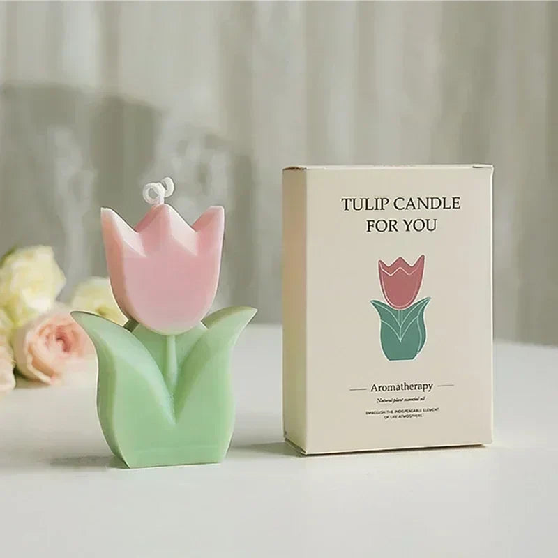 Exquisite Tulip-Fragrance Candles: Ideal Wedding Keepsakes, Luxurious Home Ambiance & Heartfelt Birthday Presents for Women