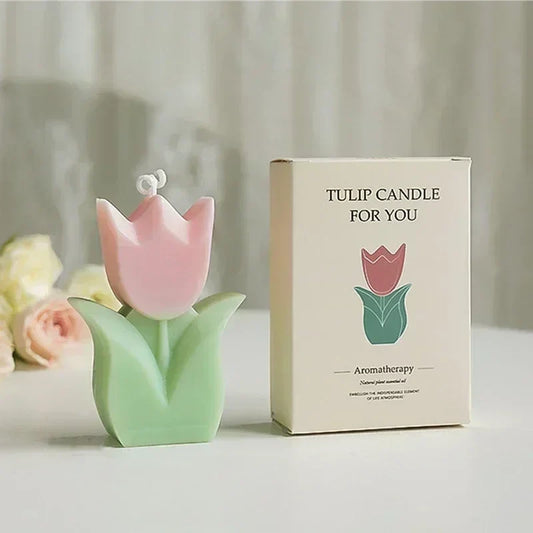 Exquisite Tulip-Fragrance Candles: Ideal Wedding Keepsakes, Luxurious Home Ambiance & Heartfelt Birthday Presents for Women