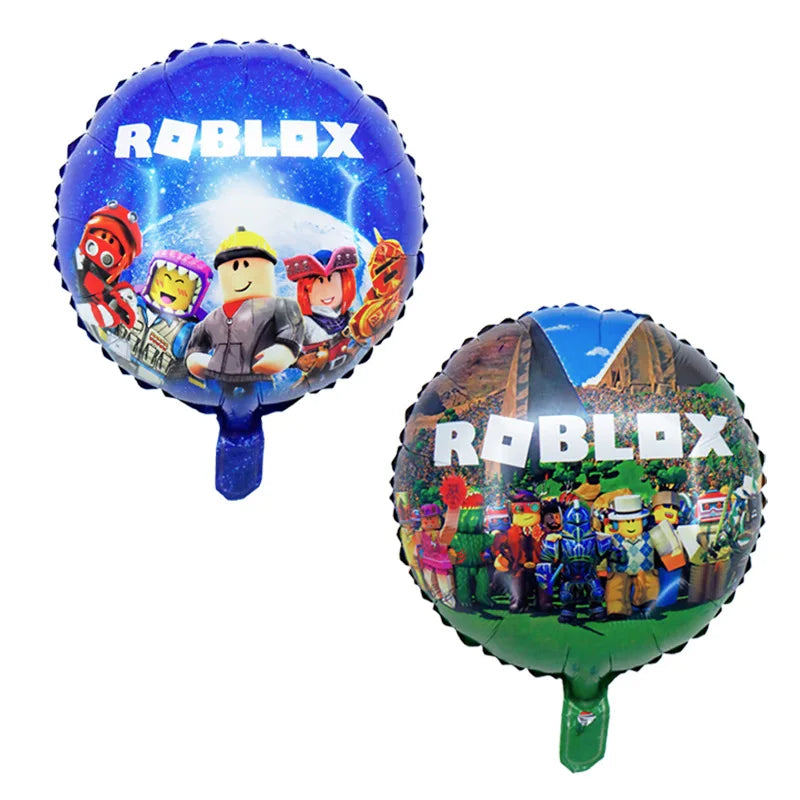 New Roblox Cartoon Modeling Game Aluminum Film Balloon – Birthday Party Supplies & Decorations for Children - Premium balloon from Lizard Vigilante - Just $15.99! Shop now at Lizard Vigilante