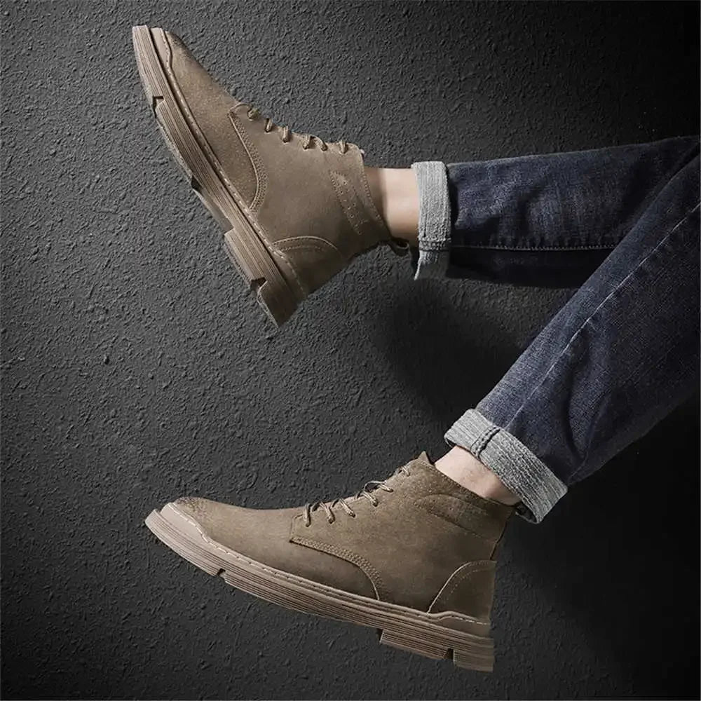 Men’s Chunky Barrel Sports Sneakers – Trendy Casual Trainers for Everyday and Outdoor Adventures - Premium boots from Lizard Vigilante - Just $44.88! Shop now at Lizard Vigilante