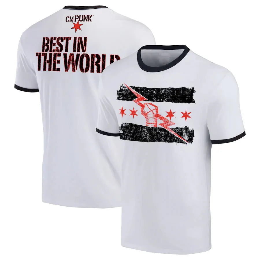 Men's CM Punk 3D Print T-Shirt – Oversized Gym Tee for Tough Guys | Short Sleeve Summer Sportwear - Premium tee from Lizard Vigilante - Just $23.88! Shop now at Lizard Vigilante