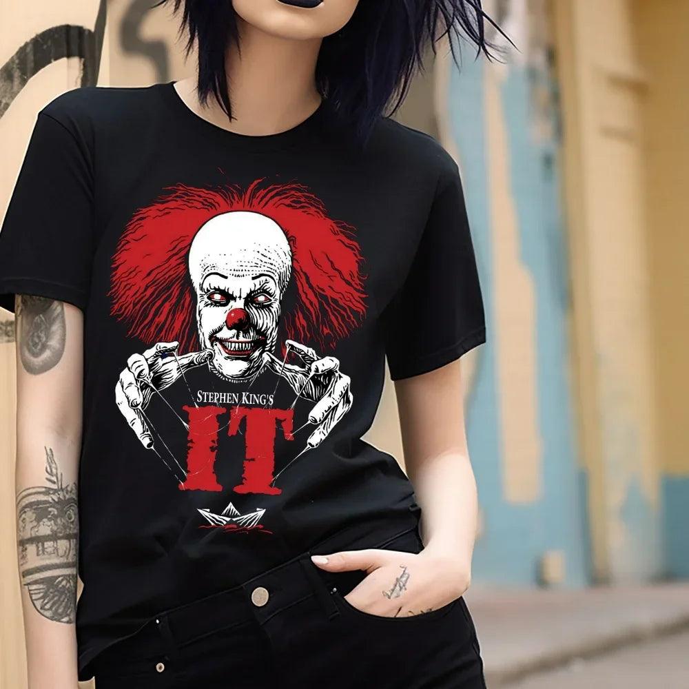 It Pennywise Stephen King Movie Horror Book Movie Film T-Shirt Black - Premium T-Shirt from Lizard Vigilante - Just $23.99! Shop now at Lizard Vigilante