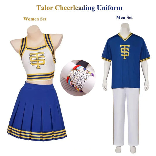 Taylor Cheerleader Uniform Swiftie Dress Halloween Cosplay Costume Hip Hop Dance Costumes Mini Skirt Cheerleading Dress Suit Girls - Premium Cosplay Costumes from Lizard Vigilante - Just $21.99! Shop now at Lizard Vigilante