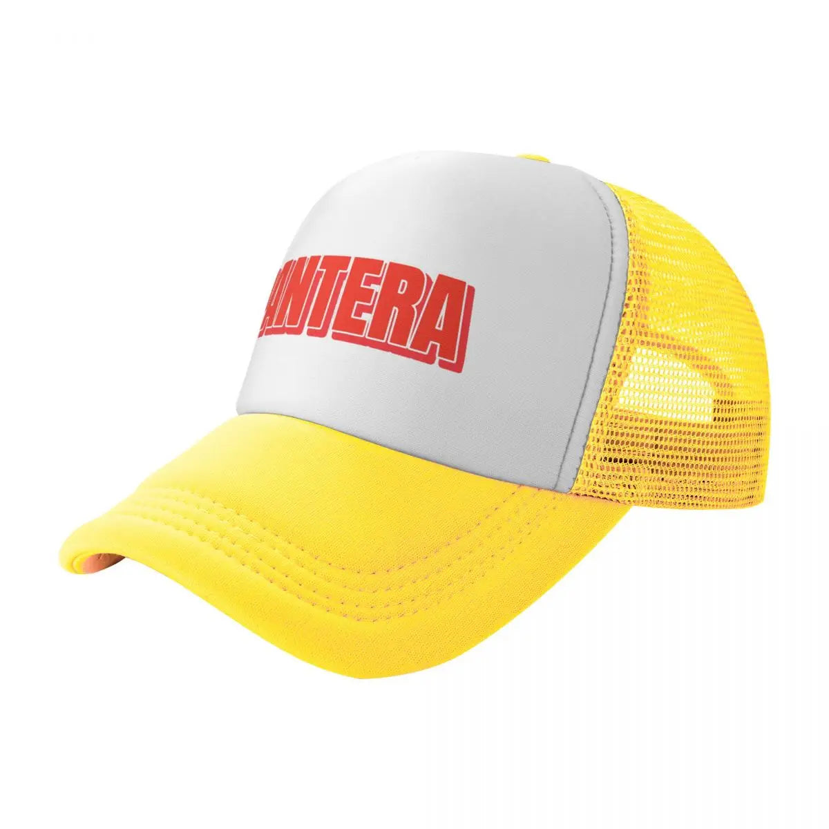 Pantera Rock Music Band Mesh Baseball Cap Men Women Hip-Hop Sun Hat Heavy Metal Hat Breathable Snapback Cap Summer Trucker Hats - Lizard Vigilante