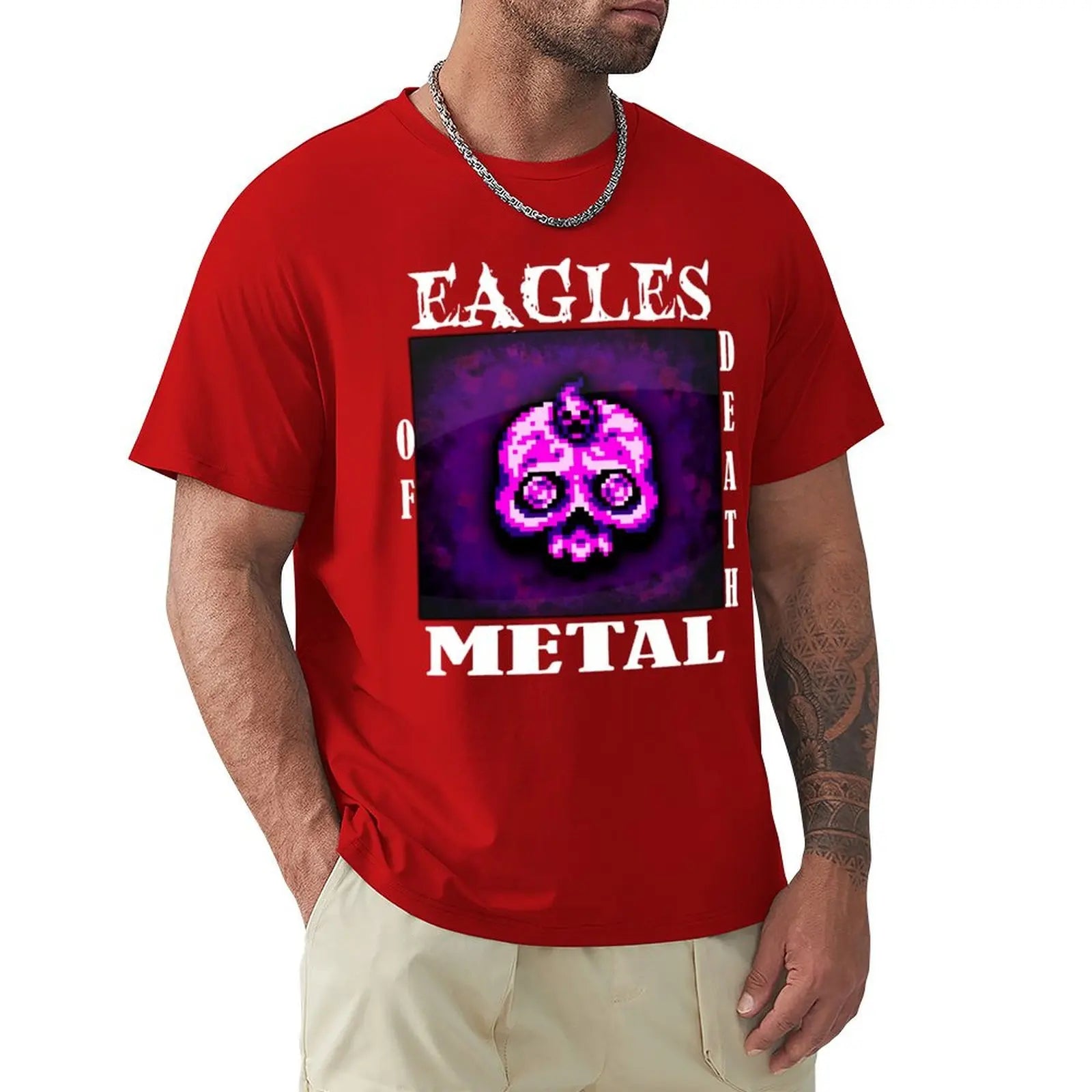 Eagles of Death Metal Skull T-Shirt - Premium t-shirt from Lizard Vigilante - Just $24.39! Shop now at Lizard Vigilante