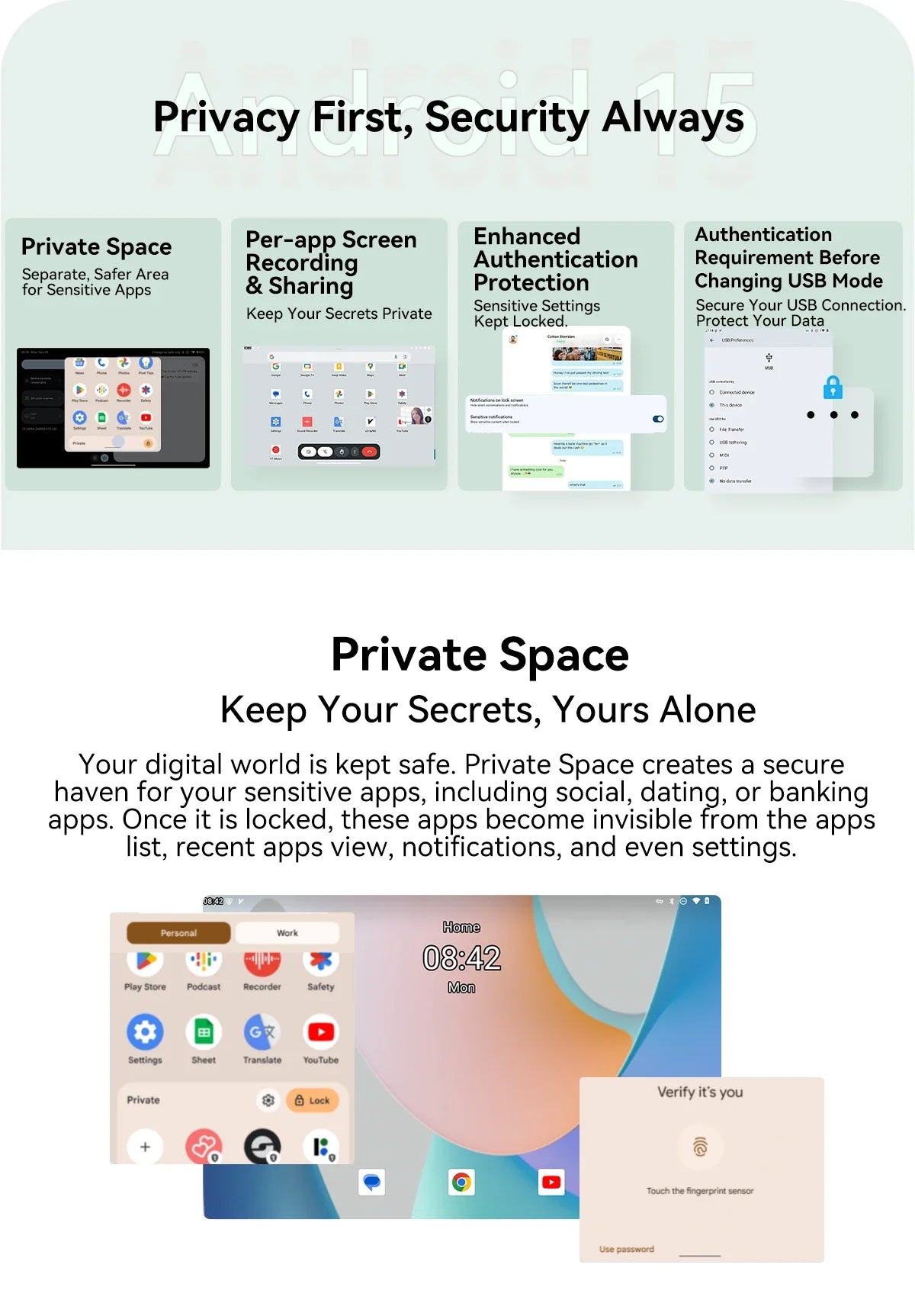 Blackview MEGA 2 Tablets 12 inch 2K Display Widevine L1 24GB(8+16) Android 15 256GB 9000mAh AI Main Camera Pad PC