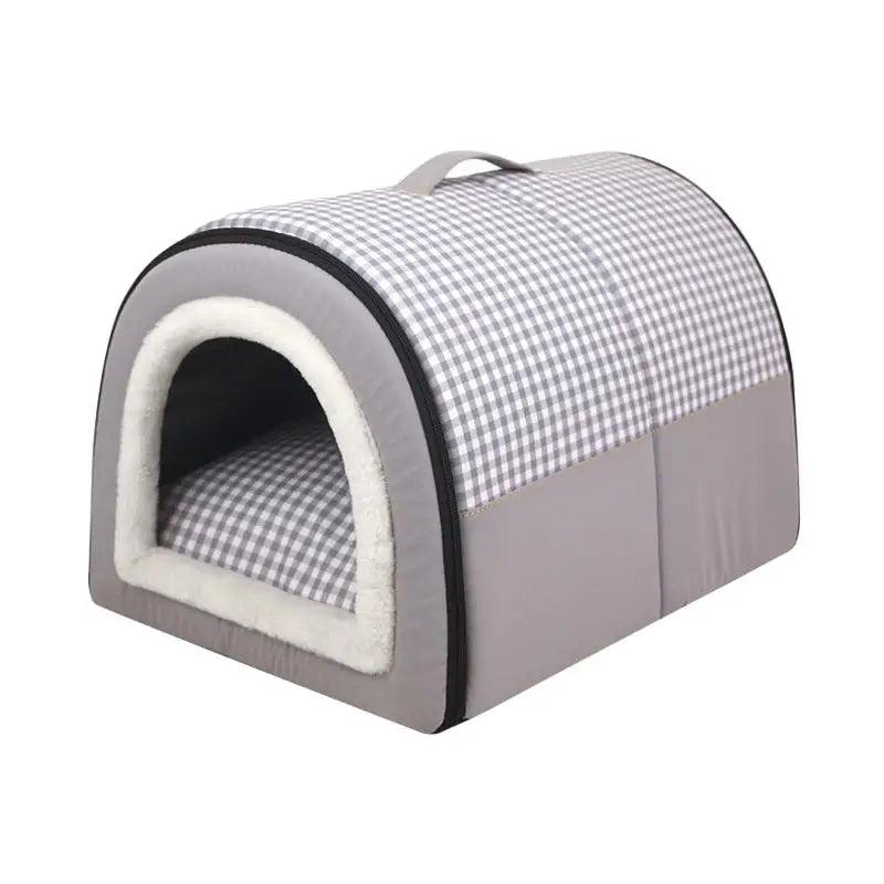 Pet Dog House Soft Cozy Pet Sleeping Bed for Small Medium Dogs Cats Foldable Removable Puppy Nest Portable Kennel Pet Supplies - Premium pet bed from Lizard Vigilante - Just $24.99! Shop now at Lizard Vigilante