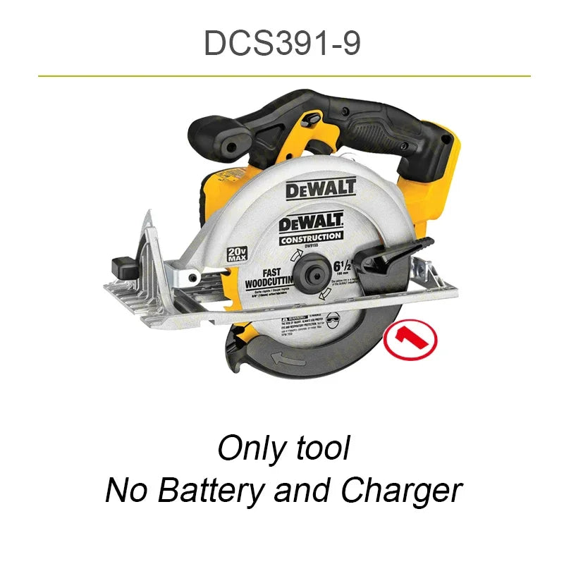 DEWALT DCS391 Cordless Circular Saw – 20V High-Speed Wood Cutting Saw with Brushless Motor, Adjustable 45/90° Angle for Precision Cutting, Compatible with Universal 18V Battery - Premium circular saw from Lizard Vigilante - Just $501.08! Shop now at Lizard Vigilante