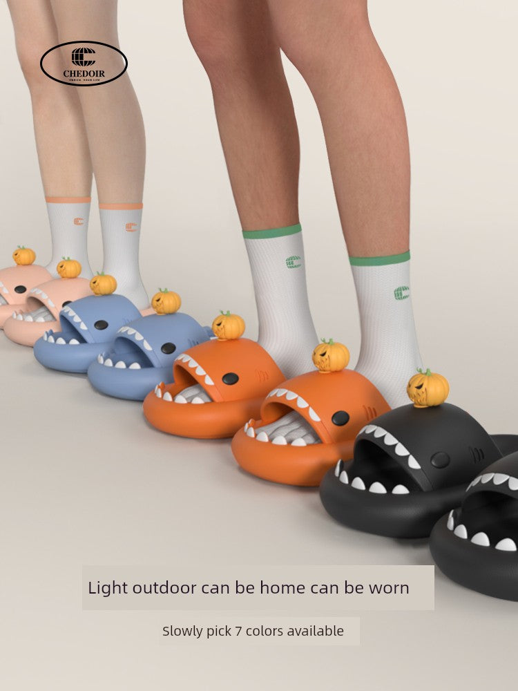 Chedoir Funny Lovers Non Slip Shark Slippers - Premium  from Lizard Vigilante - Just $12.99! Shop now at Lizard Vigilante