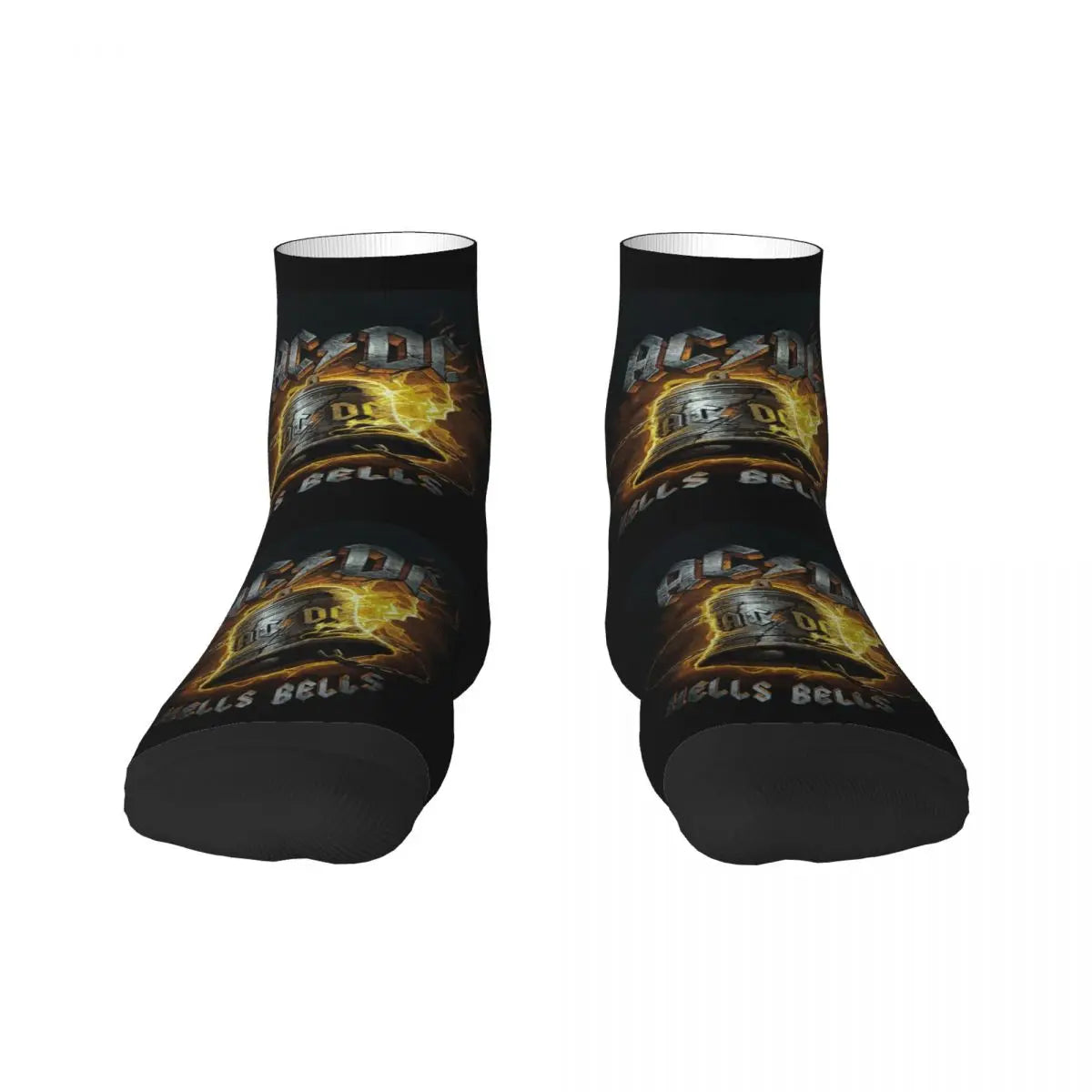 Heavy Metal AC DC Men Women Crew Socks Unisex Cool 3D Print Vintage Rock Dress Socks - Lizard Vigilante