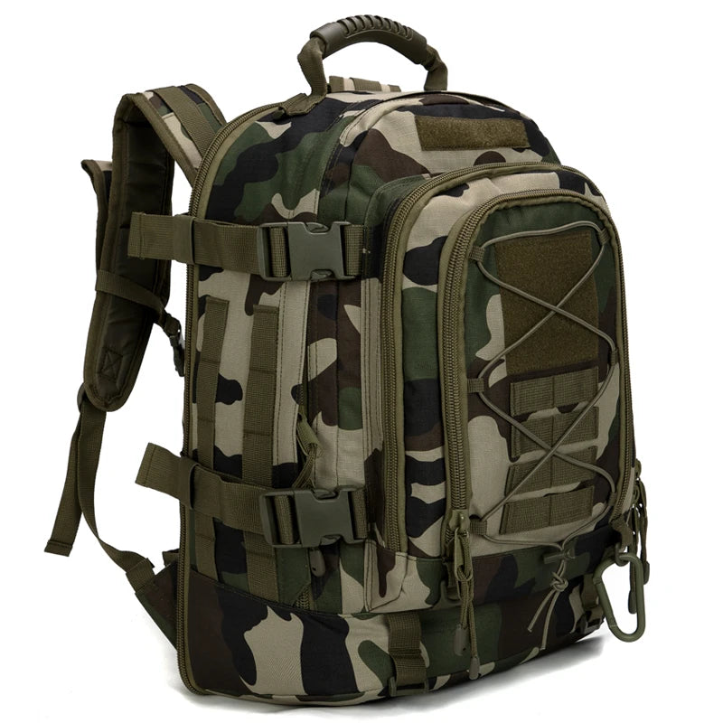 LQARMY 65L Tactical Expandable Warpack – Heavy-Duty Military Grade MOLLE Rucksack for Apocalypse-Ready Hiking, Camping, Travel & Combat - Premium bag from dsers - Just $80.99! Shop now at Lizard Vigilante