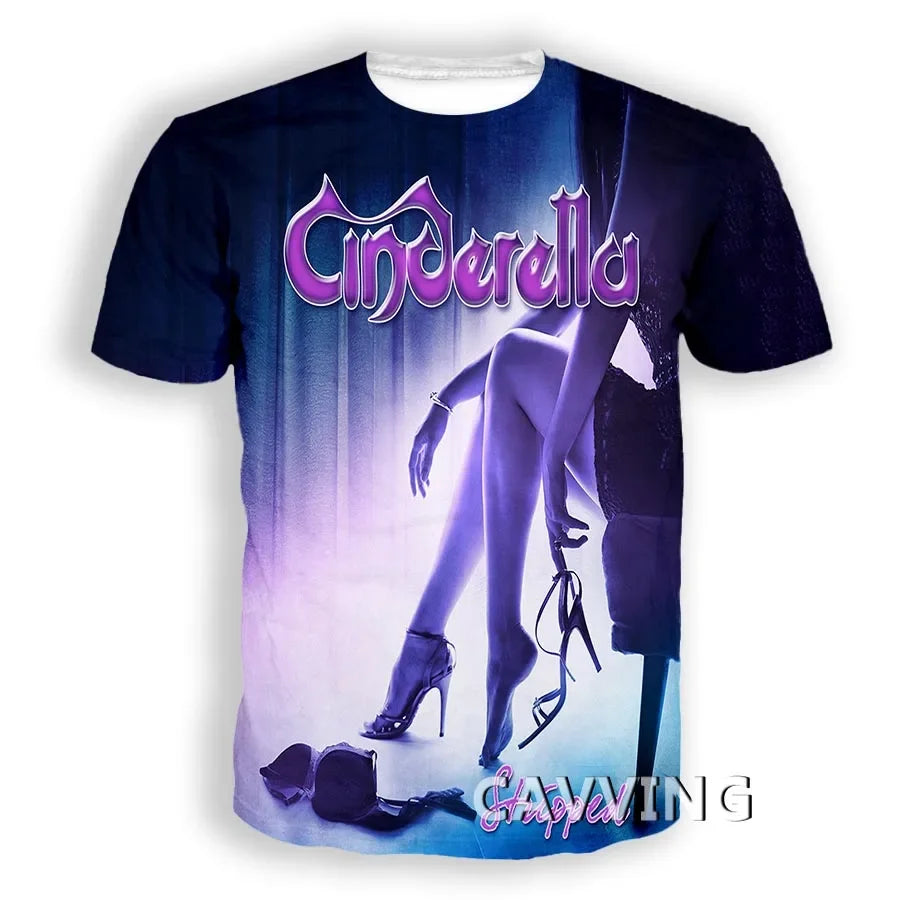 Cinderella Rock 3D Print Tee – Fierce Harajuku Vibes for Rebels & Royalty, Men’s & Women’s Summer Casual Streetwear - Premium tee from dsers - Just $10.99! Shop now at Lizard Vigilante