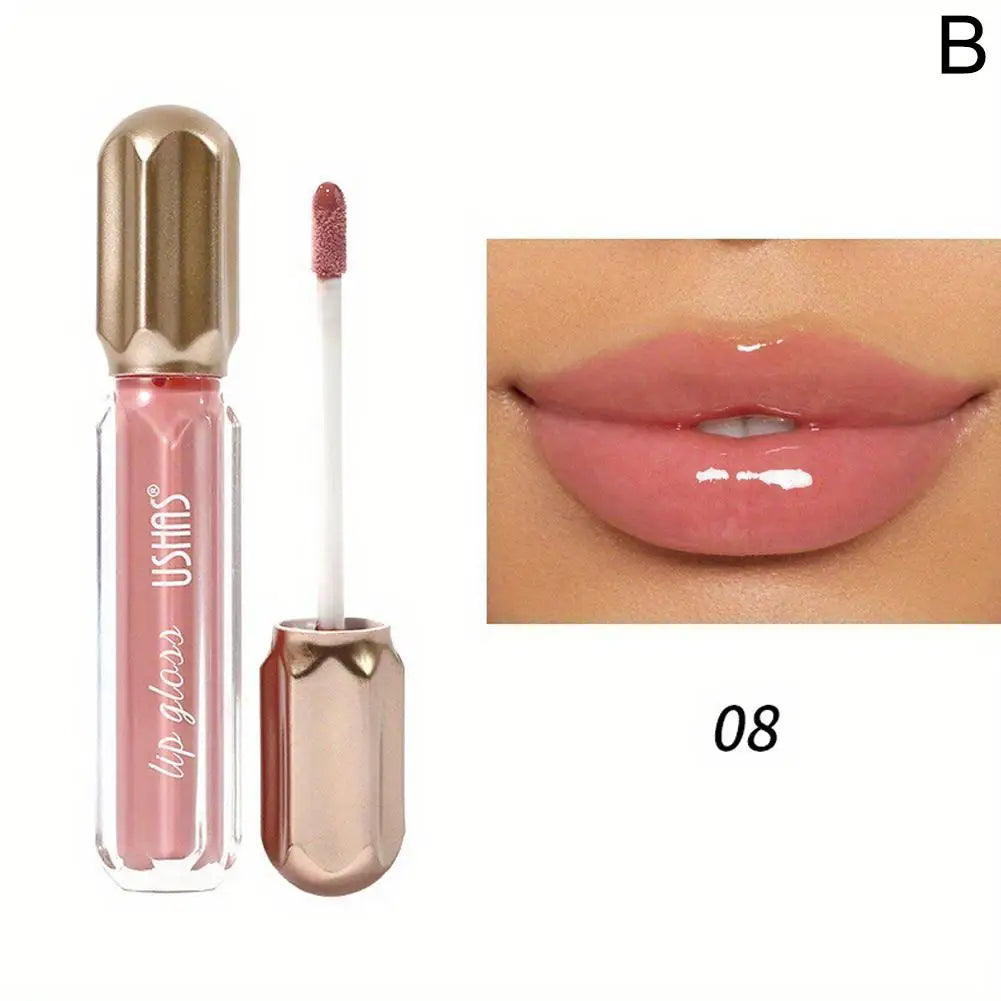 Mirror Pearl Lip Gloss Waterproof Long Lasting Moisturizing Lipstick Shine Glitter Lip Gloss Women Makeup Cosmetic