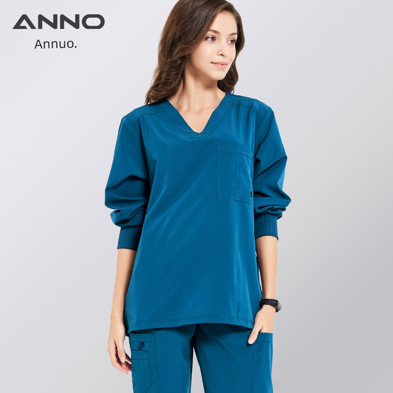 Anno Smooth Nurse Uniform for Men and Women | Comfortable Polyester & Spandex Scrub Set | Unisex Medical Uniform - Premium scrubs from Lizard Vigilante - Just $68.88! Shop now at Lizard Vigilante