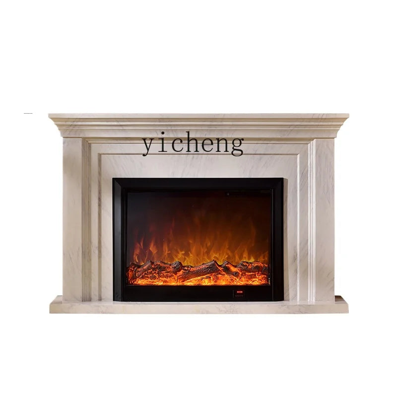 Fireplace Decoration Cabinet | Imitation Marble Heater | Electric Fireplace Core for Household Use | Stylish and Functional Home Decor - Premium fireplace from Lizard Vigilante - Just $1571.99! Shop now at Lizard Vigilante