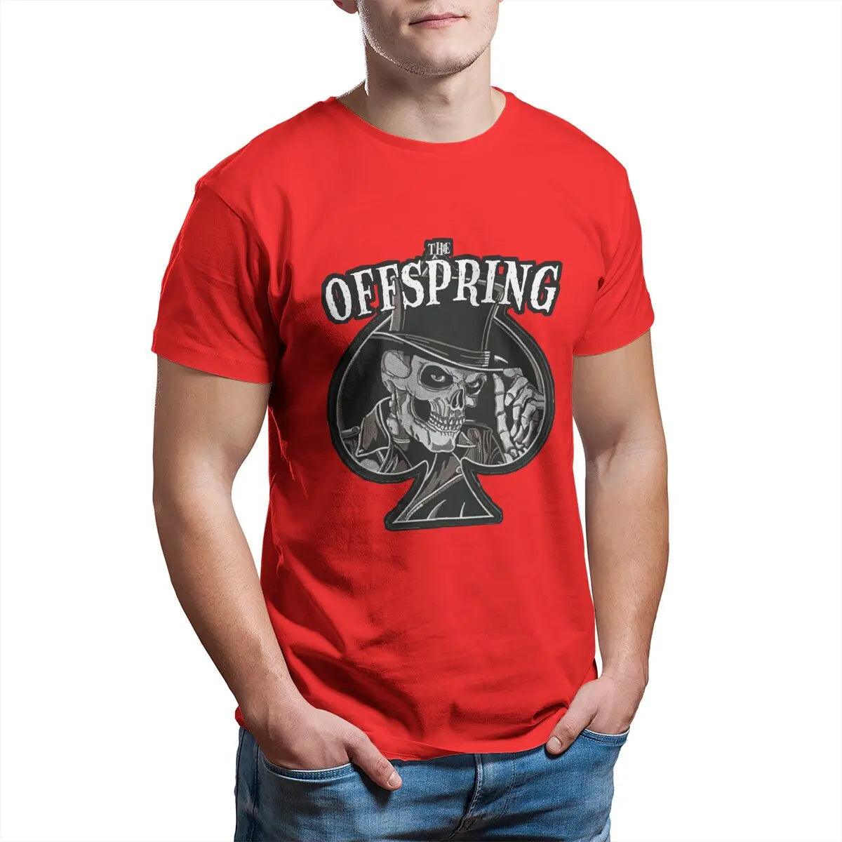 the offspring AS Men's T Shirt The Offspring Cool Tees Short Sleeve O Neck T-Shirts 100% Cotton Birthday Present Tops - Lizard Vigilante