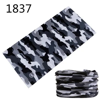 Camouflage Seamless Magic Bandana Buffs Neck Gaiter Paisley Headband Cycling Fishing Tube Face Shield Men Women Scarf Mask Cap - Premium neck gaiter from Lizard Vigilante - Just $5.99! Shop now at Lizard Vigilante