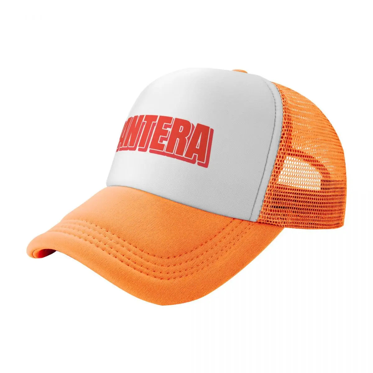 Pantera Rock Music Band Mesh Baseball Cap Men Women Hip-Hop Sun Hat Heavy Metal Hat Breathable Snapback Cap Summer Trucker Hats - Lizard Vigilante