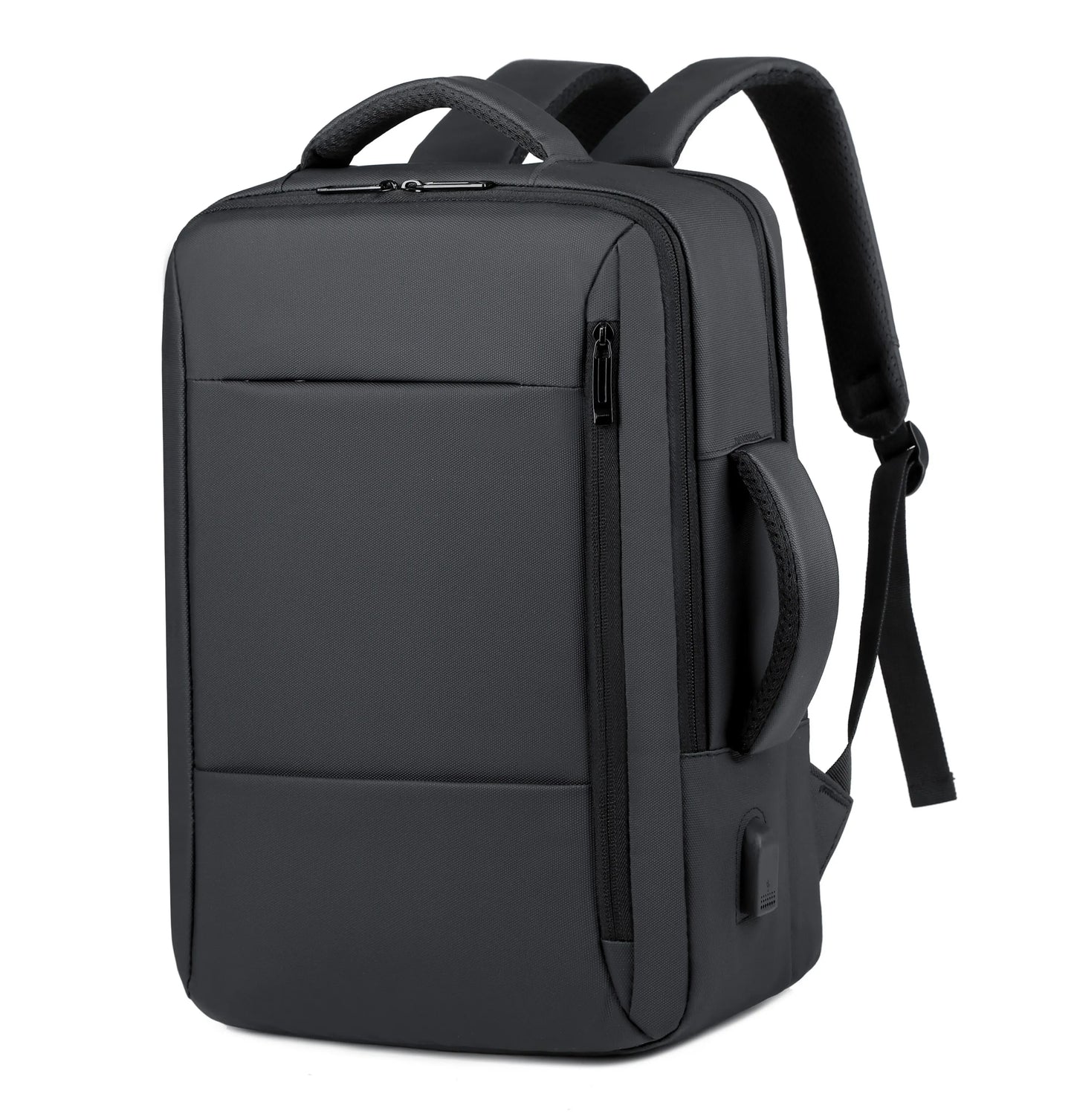 Men’s Large Capacity Waterproof Backpack with USB Charging – Business Travel Laptop Bag - Premium  from Lizard Vigilante - Just $48.99! Shop now at Lizard Vigilante