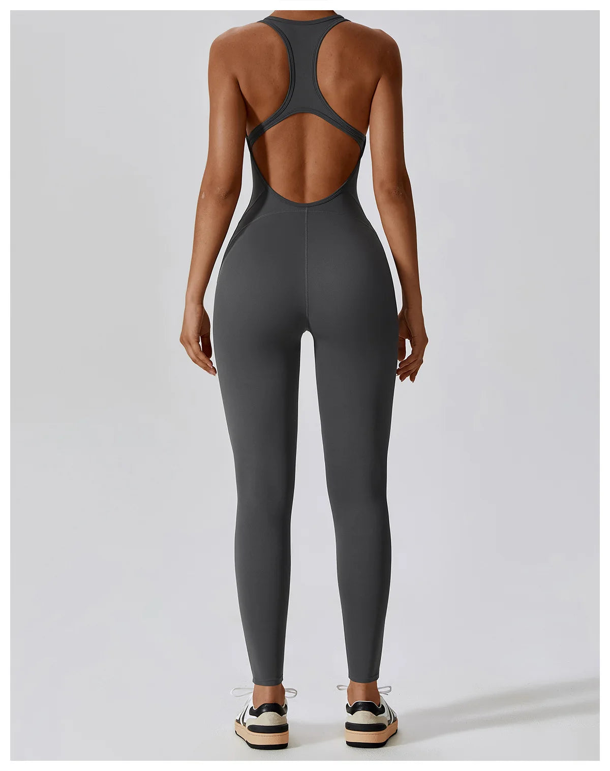 Seamless Yoga Jumpsuit - All-in-One Workout Outfit for Women - Premium bodysuit from Lizard Vigilante - Just $38.88! Shop now at Lizard Vigilante