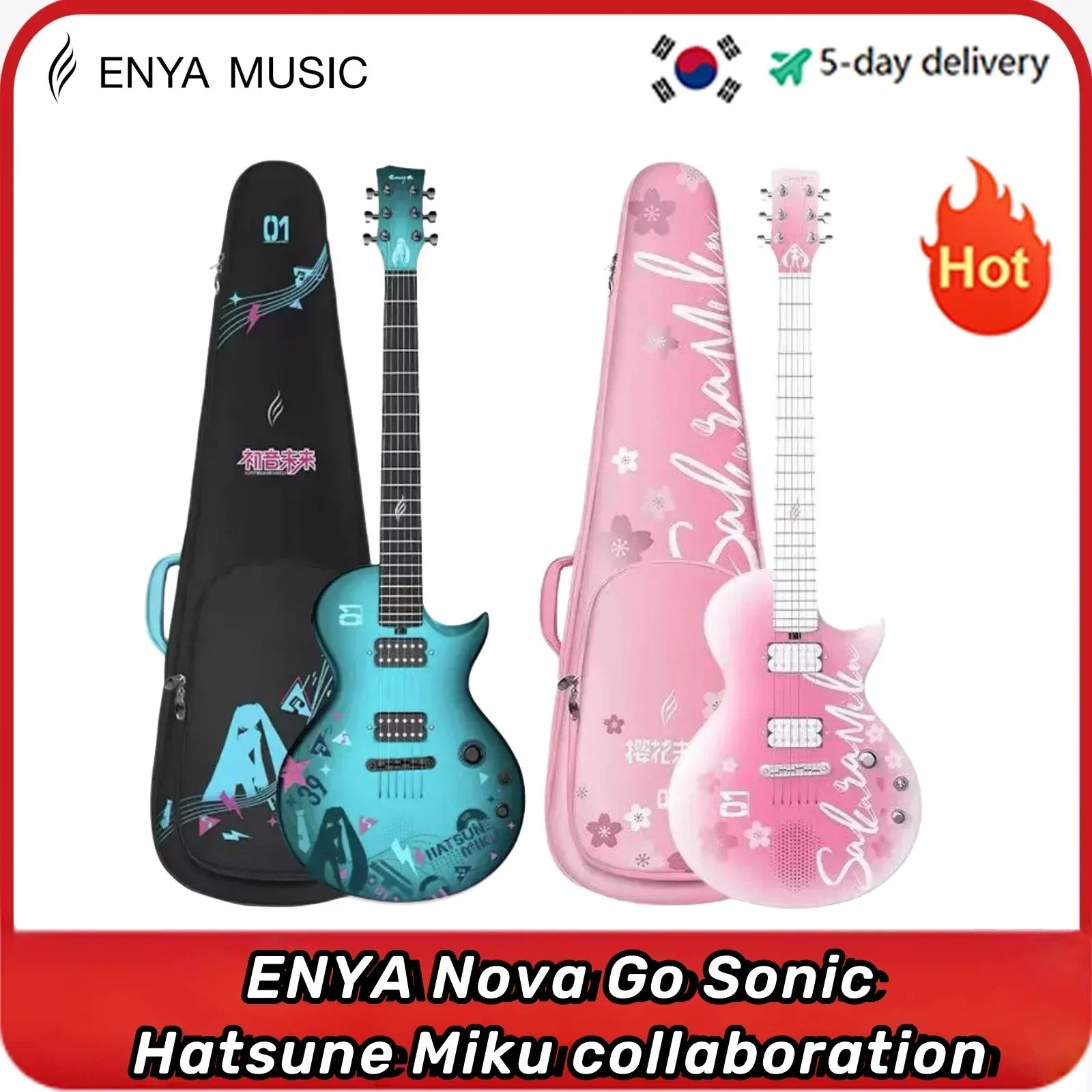 Enya Nova Go Sonic - The Future of Electric Guitars - Premium  from Lizard Vigilante - Just $778.88! Shop now at Lizard Vigilante