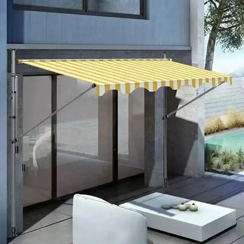 Awnings Rain and Snow Resistant UV Resistant Folding and Telescopic Canopy Tent Outdoor Garden Balcony Roof Courtyard Sunshade
