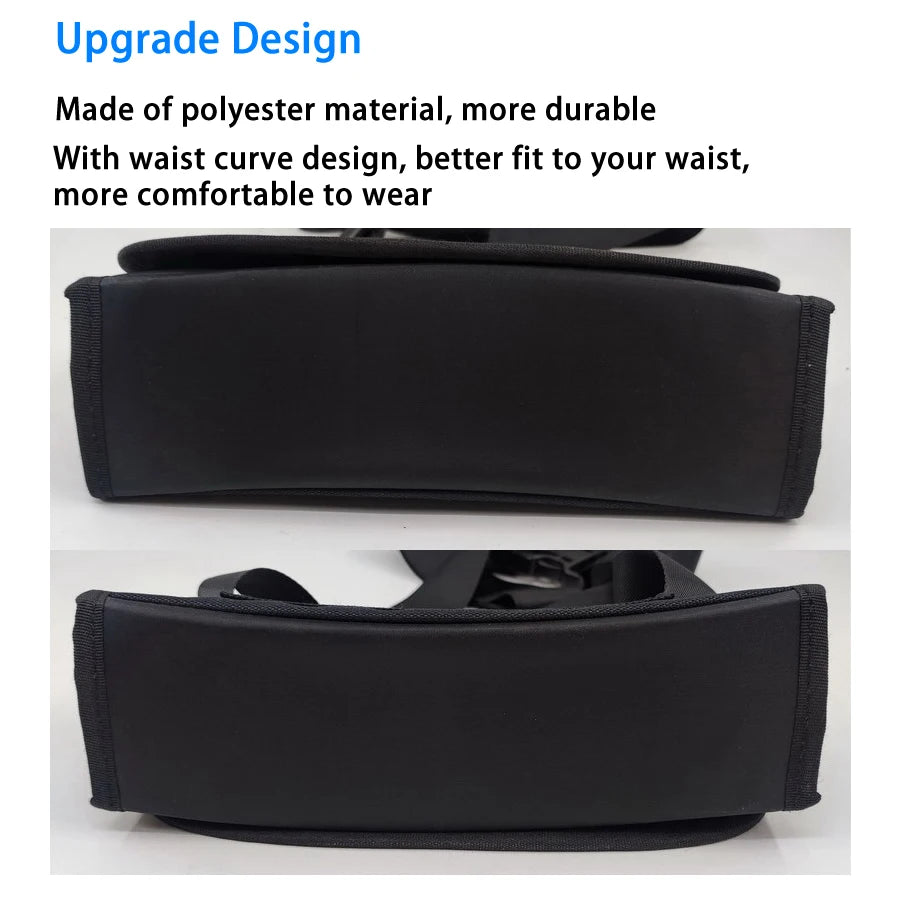 Multi Pocket Waiter’s Waist Wallet with Coin Dispenser and 8 Slots