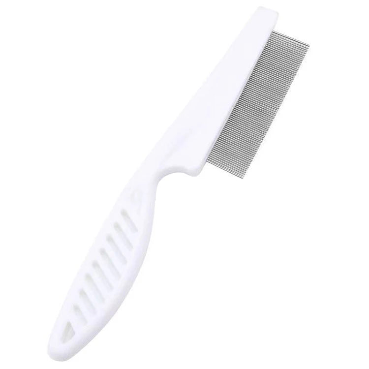 Pet Hair Stainless Steel Flea Comb for Cat Dog Pet Shedding Comb Comfort Cats Flea Hair Grooming Comb Dog Cat Fur Removal Brush - Premium pet comb from Lizard Vigilante - Just $12.99! Shop now at Lizard Vigilante