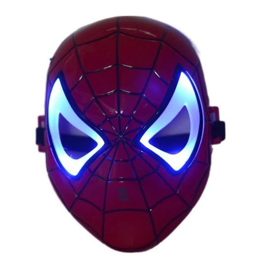 Lit Marvel Animation Spiderman Lighted Mask Play Spiderman Props Glowing Children's Festival Gifts Shiny Toys Unisex Men and Women DressUp CosPlay - Lizard Vigilante