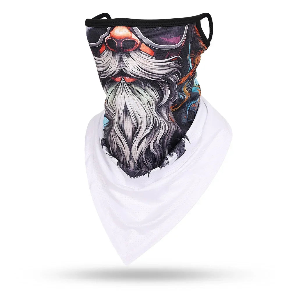 Beard Skull Face Balaclava - Versatile Protective Mask for Men and Women - Premium face mask from Lizard Vigilante - Just $17.99! Shop now at Lizard Vigilante