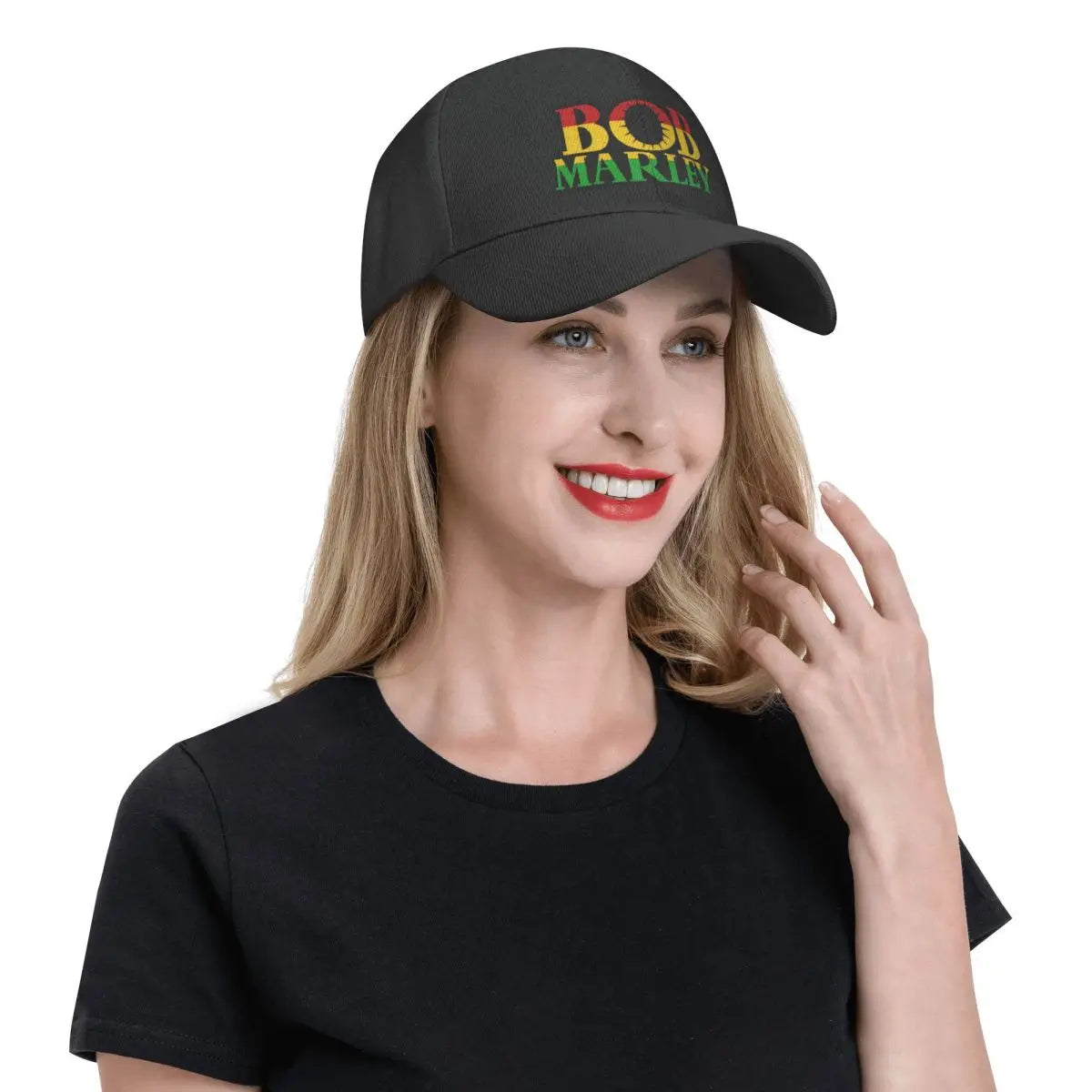 Bob Marley Jamaica Reggae Rock Baseball Cap - Unisex Adjustable Streetwear Dad Hat with Sun Protection - Premium hat from Lizard Vigilante - Just $23.88! Shop now at Lizard Vigilante