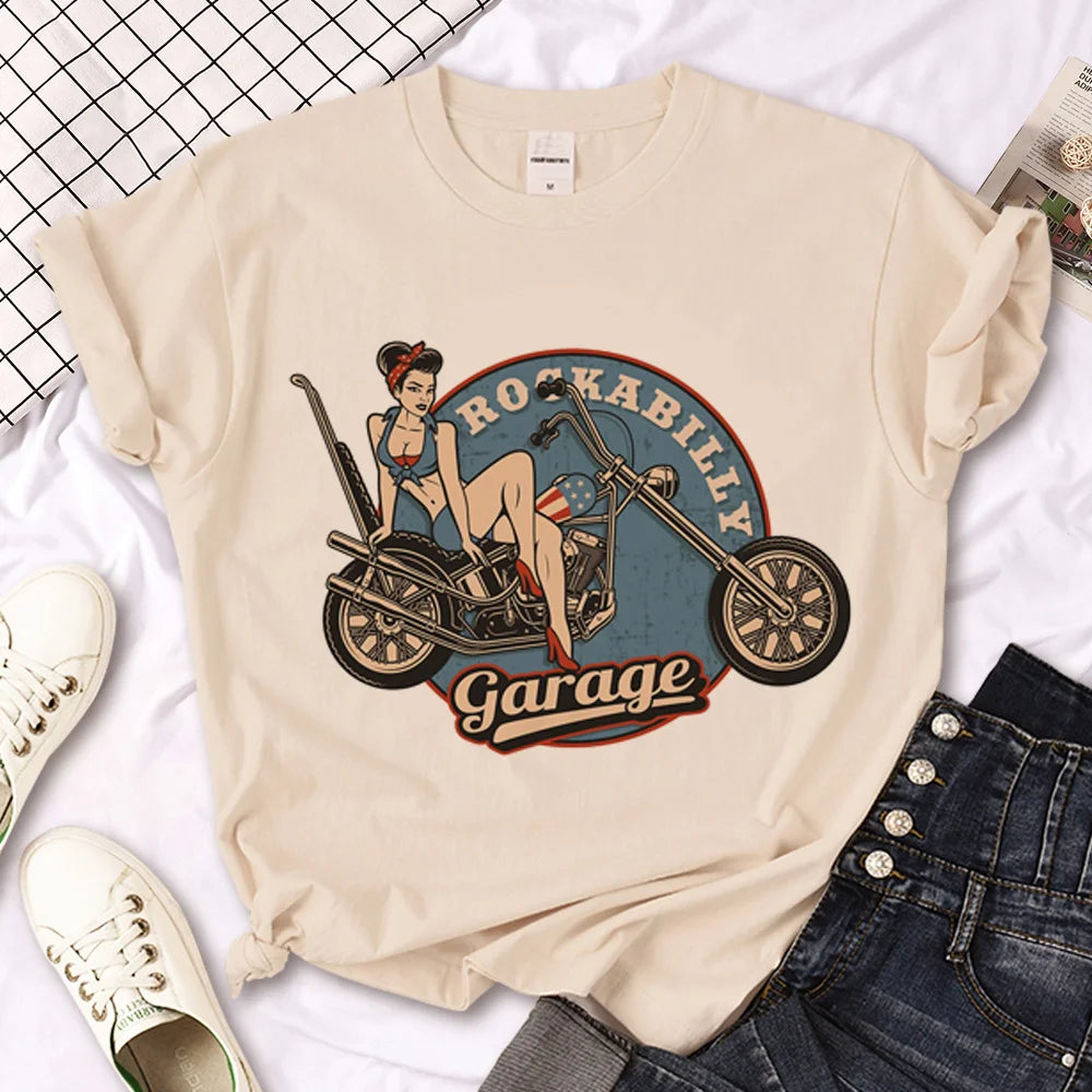 Rockabilly Riot Manga Heatwave Tee For Women