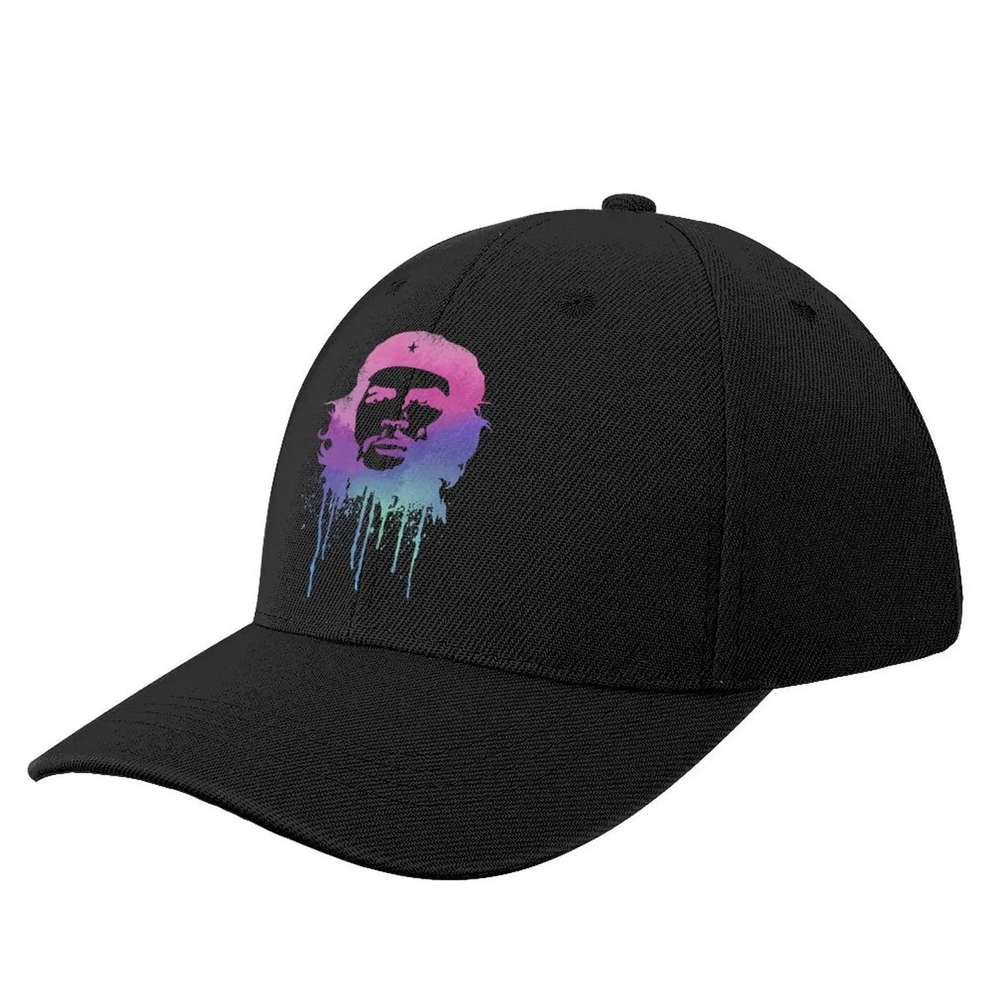 Che Guevara Baseball Cap – Traditional Hipster Hat with Cartoon Logo - Premium Baseball cap from Lizard Vigilante - Just $23.88! Shop now at Lizard Vigilante