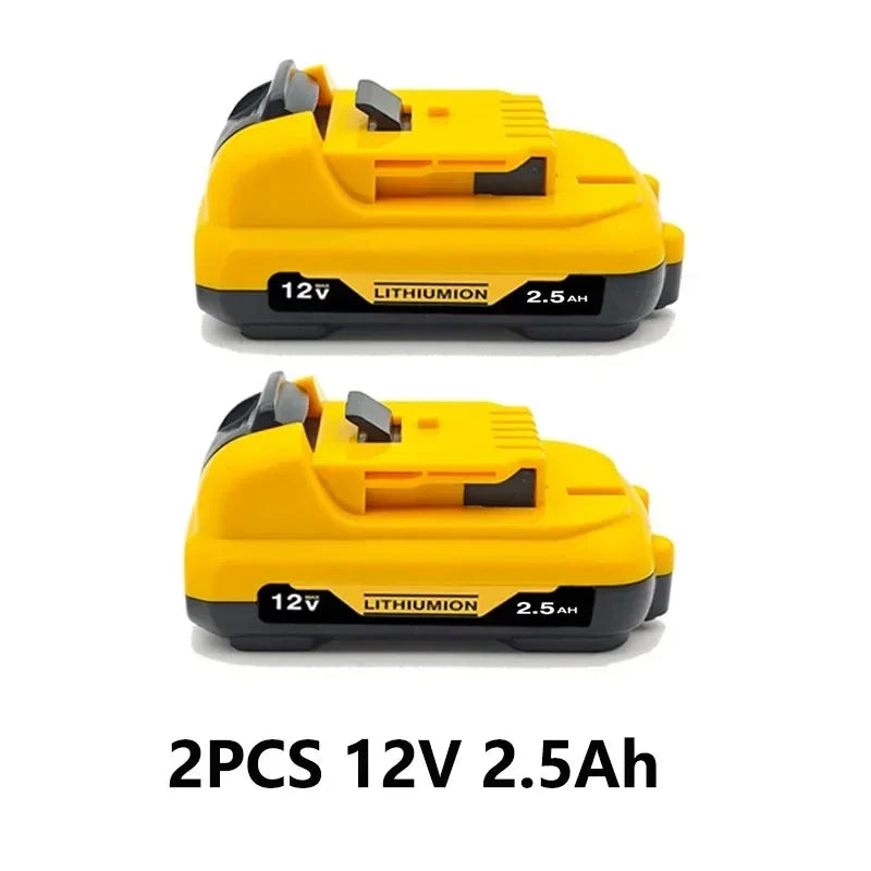 High-Capacity 12V Lithium Battery for Dewalt Tools – 3.0Ah / 5.0Ah / 6.0Ah – Compatible with DCB120, DCB124, DW089LG, DCD701F2, Laser Levels & More