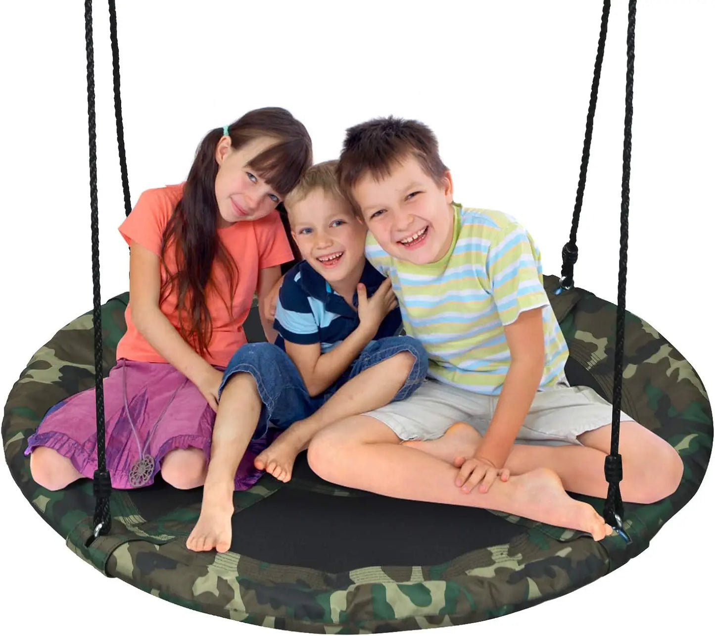 Tree Swing, 40 Inch Saucer Swing for Kids Outdoor, 700 lbs Weight Capacity Round Swing w/ 900D Waterproof Oxford Cloth, Adjustab - Premium  from Lizard Vigilante - Just $63.99! Shop now at Lizard Vigilante