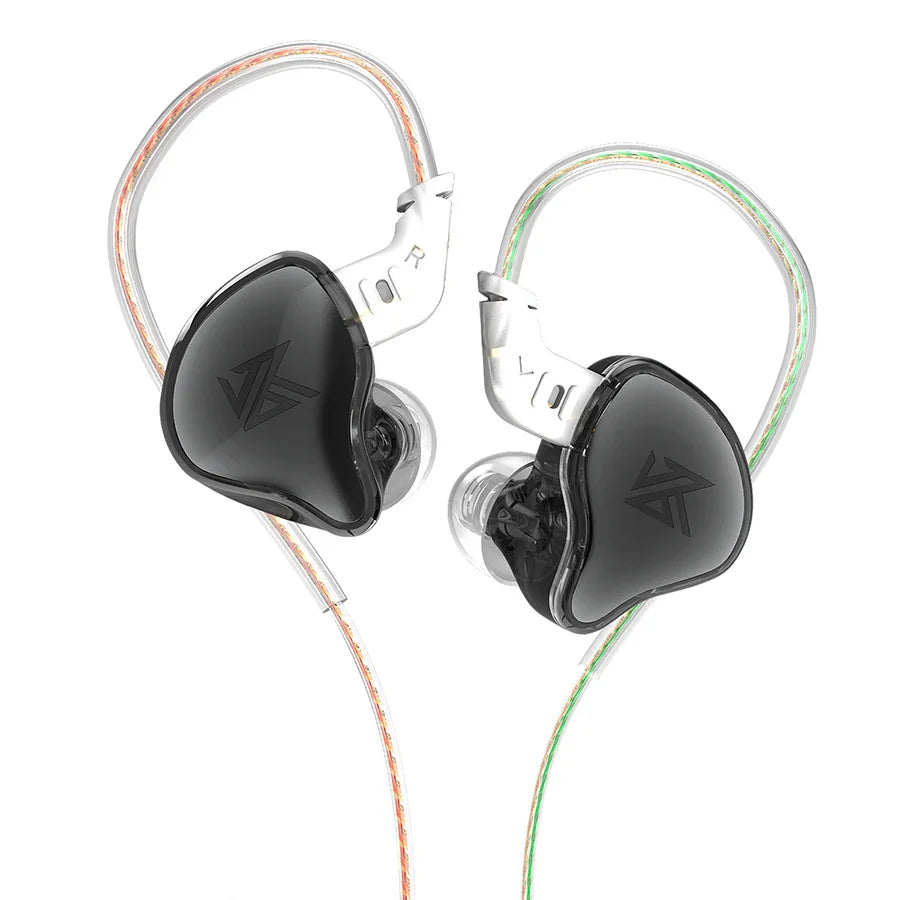 KZ EDC HiFi Earphones with Microphone Noise Cancelling In-ear Wired Headphones Sports Music Gaming Monitor Earbuds Headset
