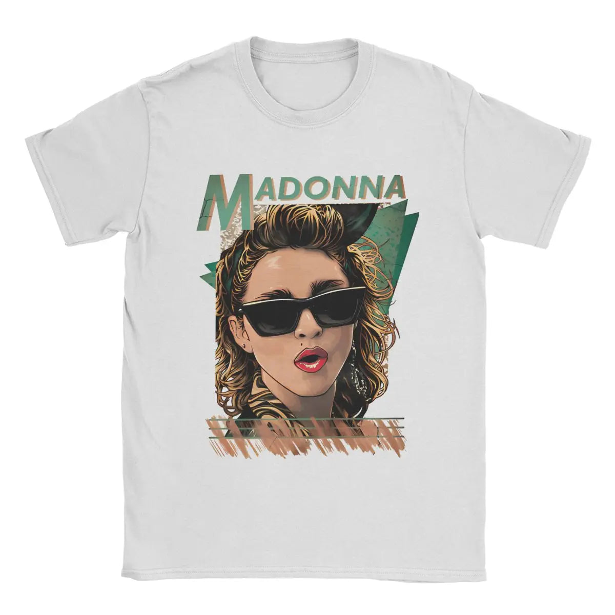 Men Women's Madonna Singer Vintage Music Pop Albums T-Shirt Merch Novelty Pure Cotton T Shirt Top Tee Clothes Graphic Printing - Premium  from Lizard Vigilante - Just $20.99! Shop now at Lizard Vigilante