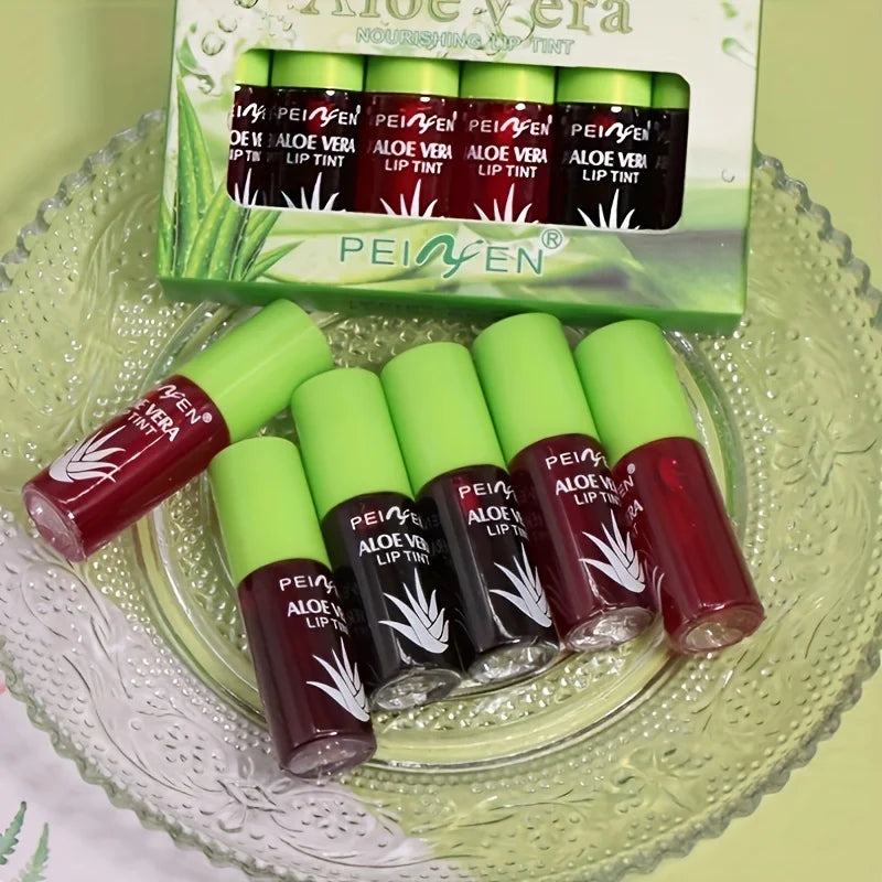 6 colors Moisturizing Glitter Lip Glaze - Alluring Pink Lip Gloss Liquid Lipstick for Girls  Gifts