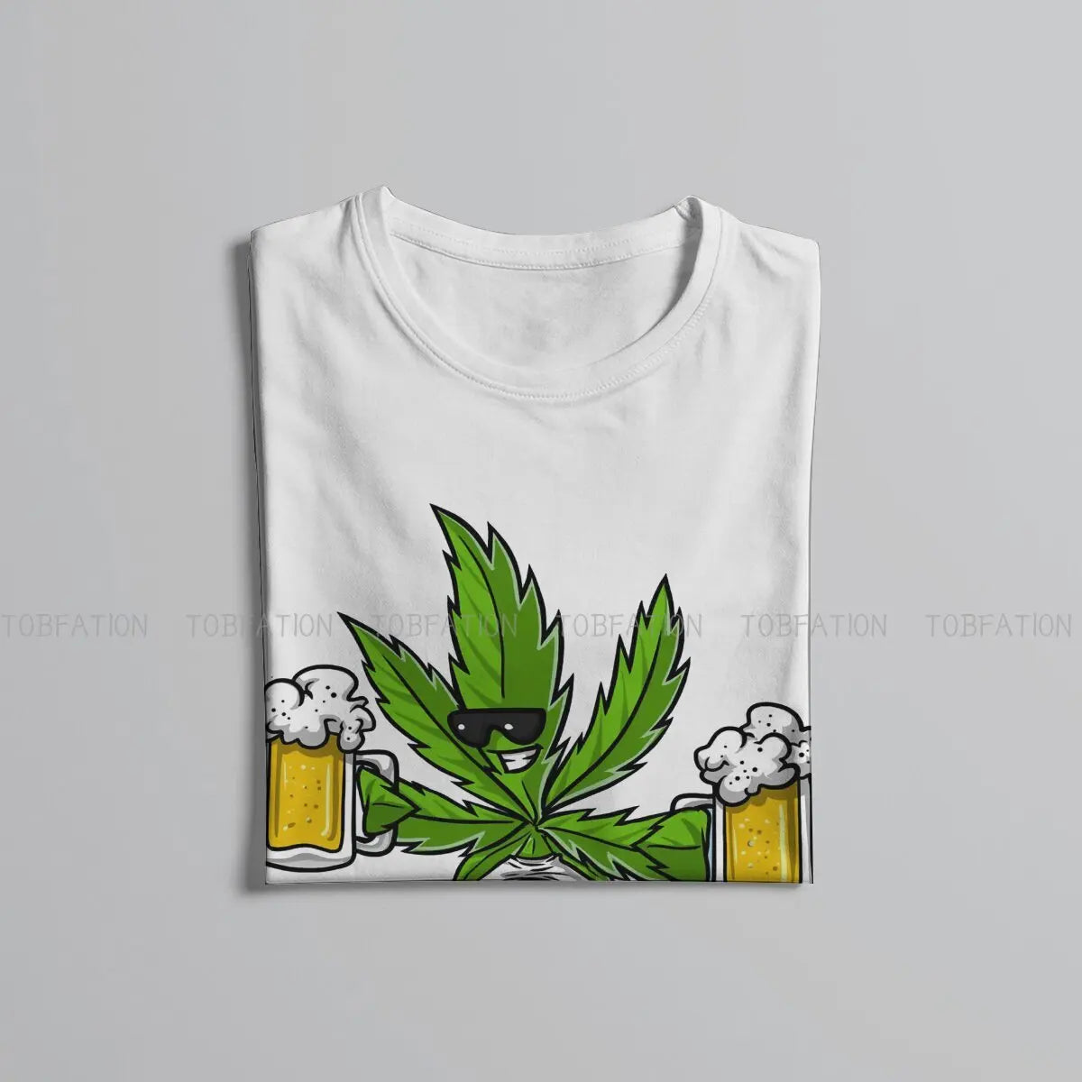 Pizza Lover Beer Party T-Shirt - 420 Marijuana Graphic Tee - Premium T-shirt from Lizard Vigilante - Just $23.88! Shop now at Lizard Vigilante