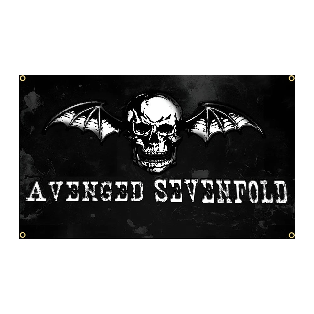 Avenged Sevenfold Heavy Rock Band Flag - 3x5FT Polyester Printed Banner for Decoration - Premium flag from Lizard Vigilante - Just $15.99! Shop now at Lizard Vigilante