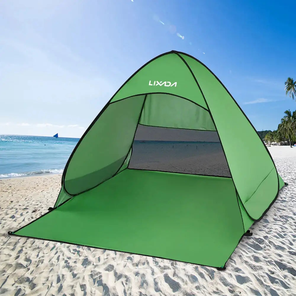 Lixada Automatic Instant Pop Up Beach Tent Lightweight Outdoor UV Protection Camping Fishing Tent Cabana Sun Shelter