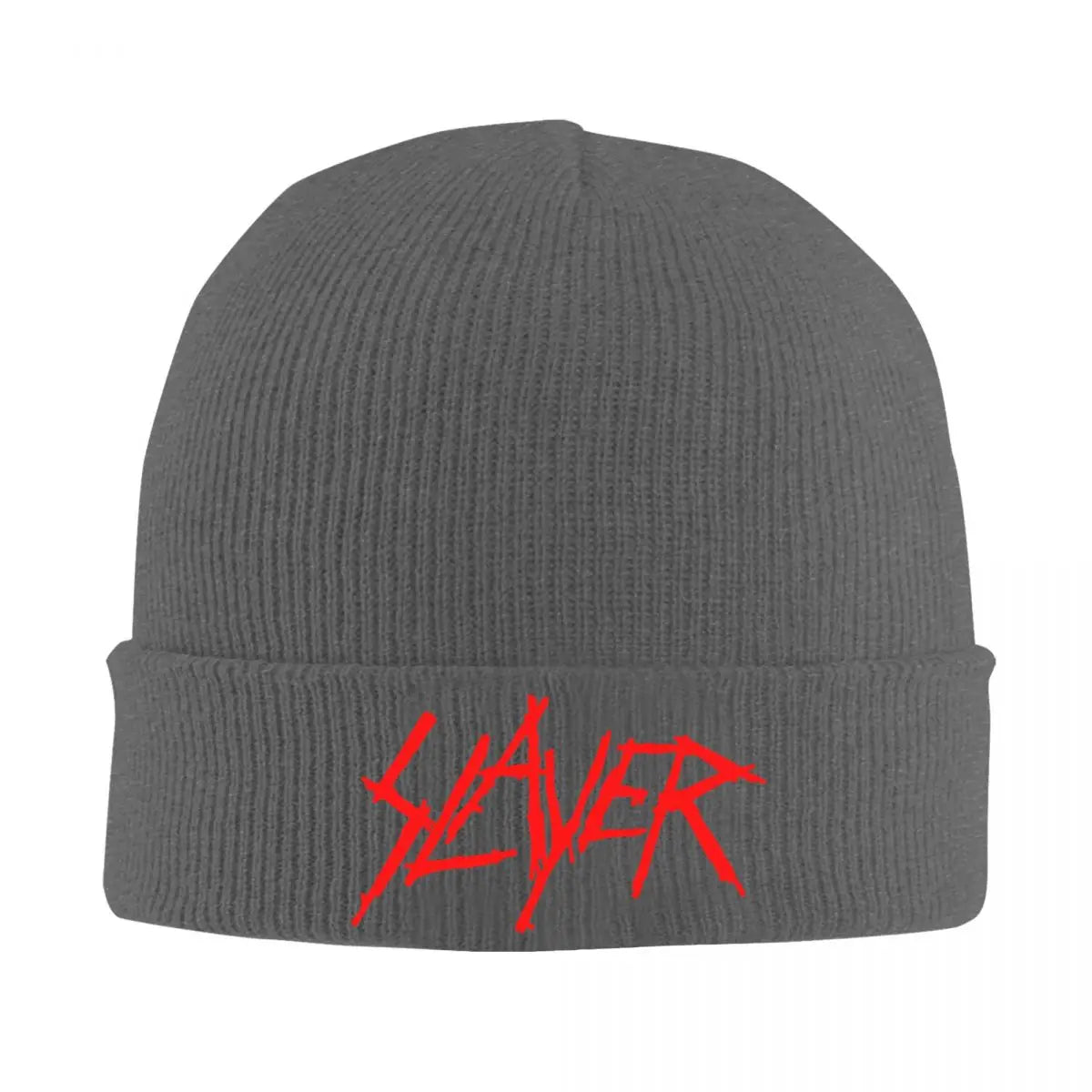 Slayers Logo Knitted Beanie – Warm Winter Hat for Men & Women | Unisex Autumn Color Cap - Premium  from Lizard Vigilante - Just $19.88! Shop now at Lizard Vigilante