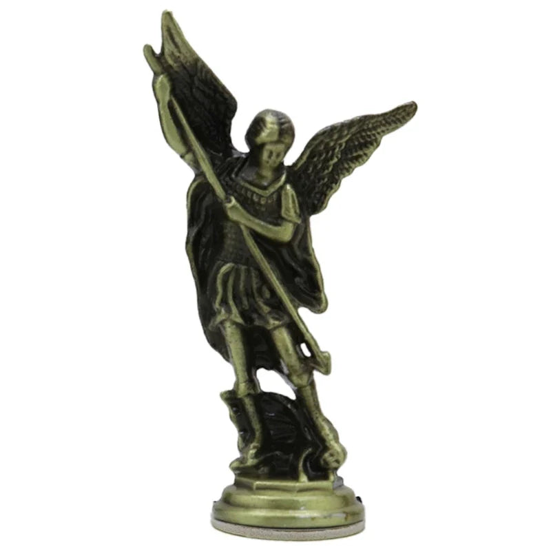 Metal Statue for Tabletop Decoration, Modern Crafts for Centerpieces, Office Ornaments, Religious Guardian Decorations, Photo