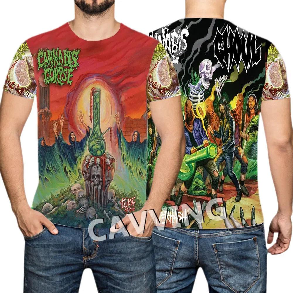 CANNIBAL CORPSE  3D Printed  Casual T-shirts Hip Hop Tee Shirts Harajuku Styles Tops Fashion Clothing  for Women/men - Premium t-shirt from Lizard Vigilante - Just $23.99! Shop now at Lizard Vigilante