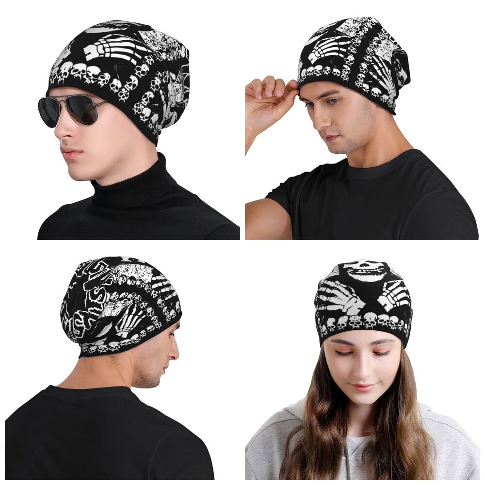 Misfits Horror Punk Rock Knit Beanie – Unisex Winter Skull Cap for Men & Women - Premium beanie from dsers - Just $19.99! Shop now at Lizard Vigilante